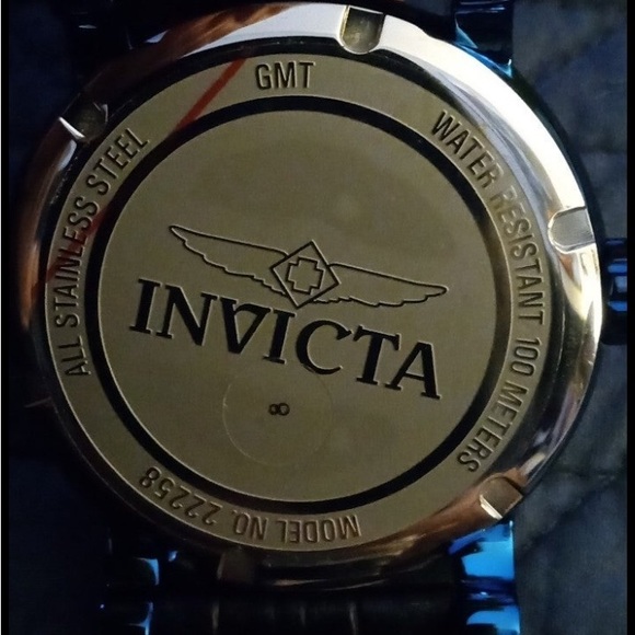 Invicta 46mm I-Force Quartz Blue/Black Men’s watch new battery - Picture 3 of 6